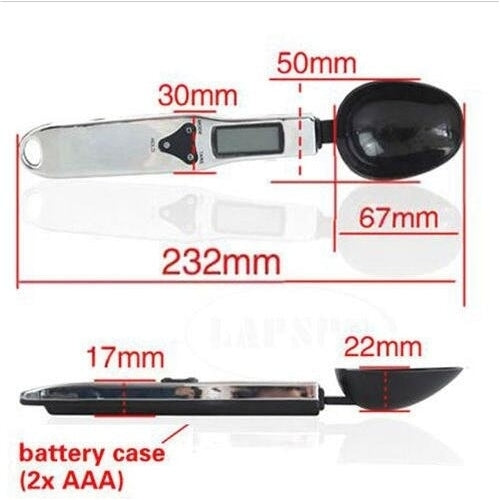 Digital Spoon Scale 500g/0.1g 0.003oz Image 4