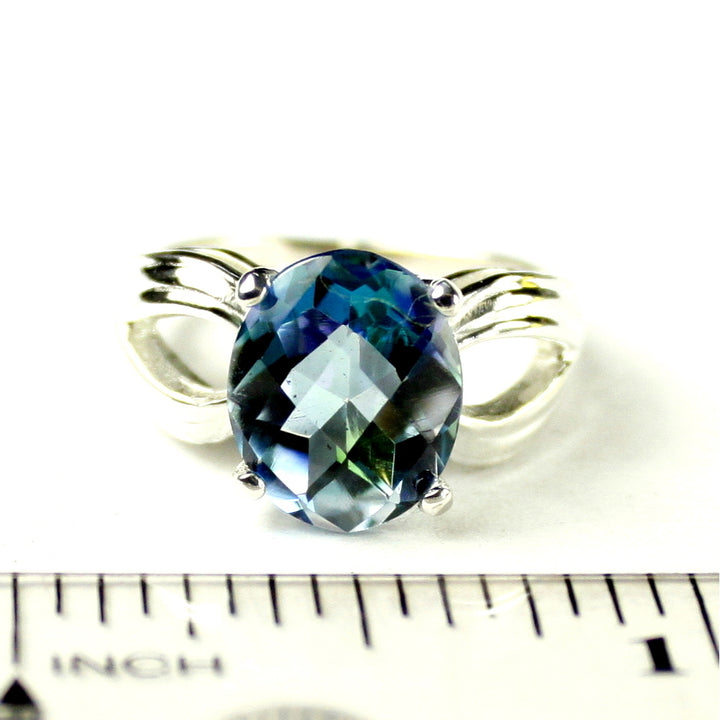 Sterling Silver Ladies Ring Neptune Garden Topaz SR361 Image 4