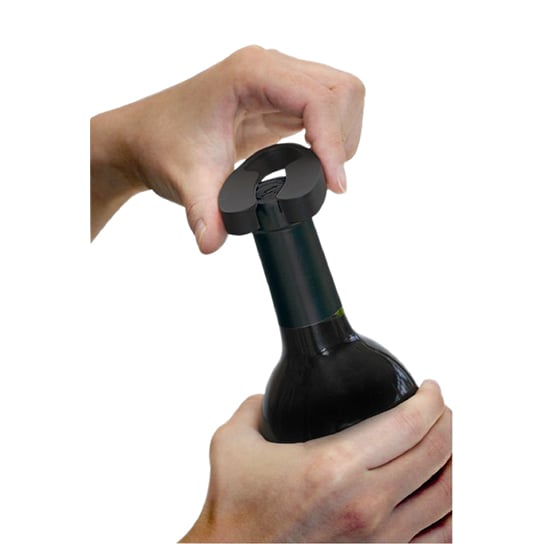 Ozeri Pro Electric Wine Bottle Opener in Blackwith Wine PourerStopperFoil Cutter and Elegant Recharging Stand Image 3