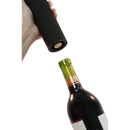 Ozeri Pro Electric Wine Bottle Opener in Blackwith Wine PourerStopperFoil Cutter and Elegant Recharging Stand Image 4