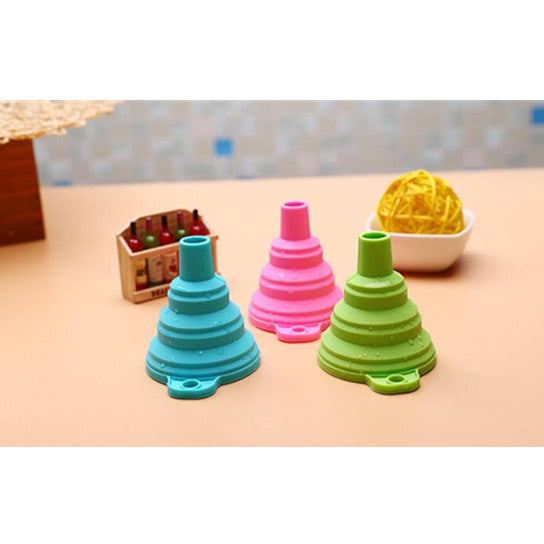 2 PCS Silicone Collapsible Mini Funnel Image 3