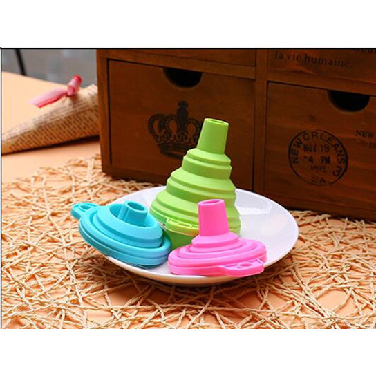 2 PCS Silicone Collapsible Mini Funnel Image 4