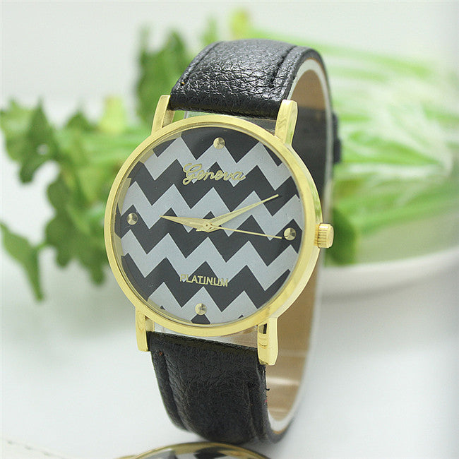 Summer Fun Colorful Chevron Watches Image 4