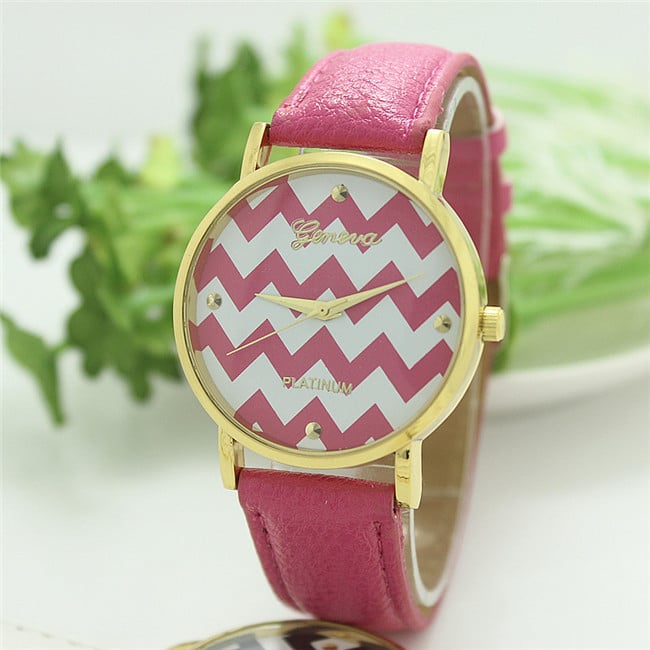 Summer Fun Colorful Chevron Watches Image 1