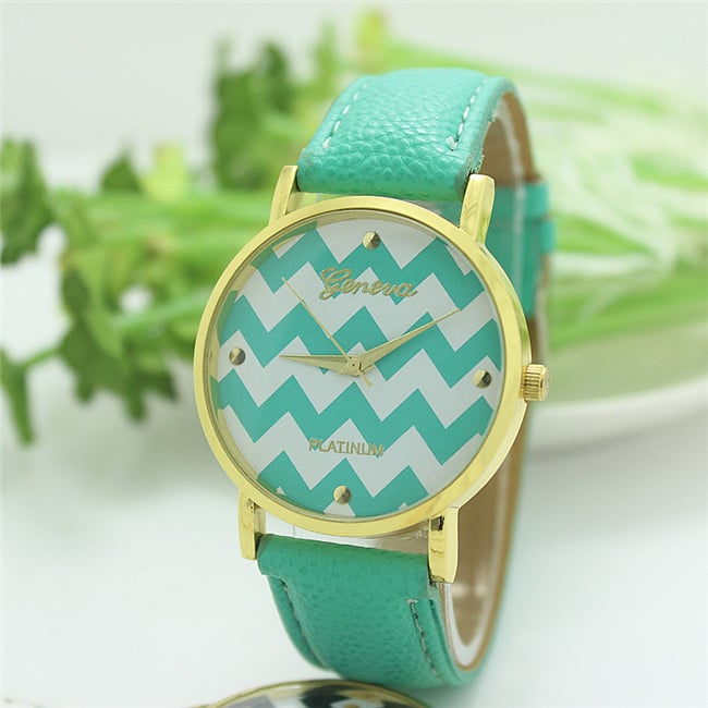 Summer Fun Colorful Chevron Watches Image 1