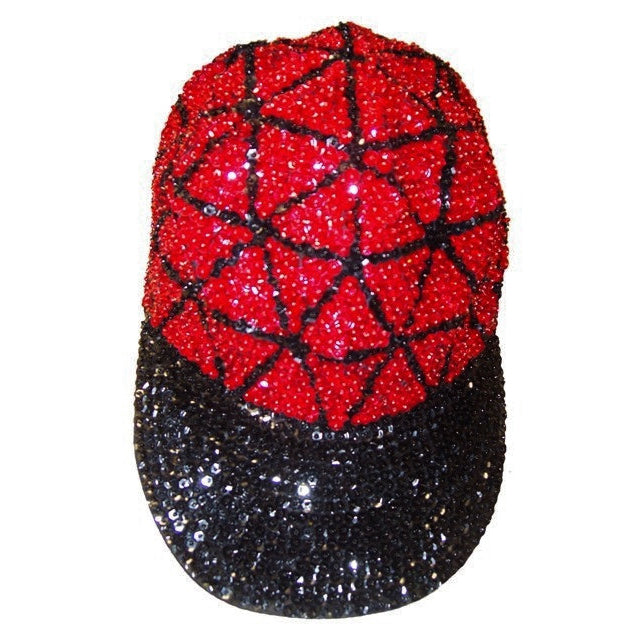Sequin Baseball Cap RED SPIDER Image 1