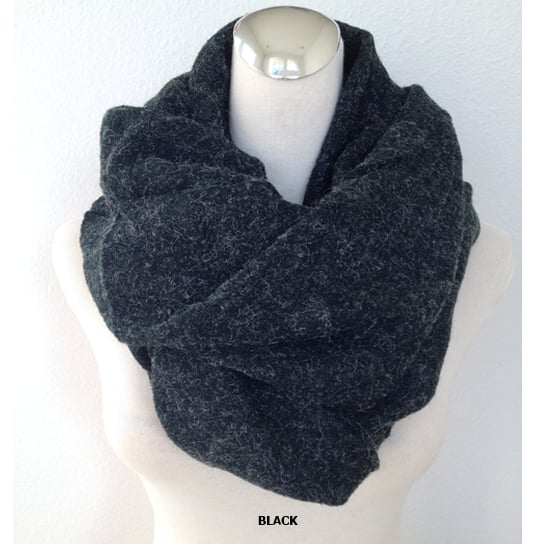 CASHMERE+VISCOSE Infinity Scarf Image 1