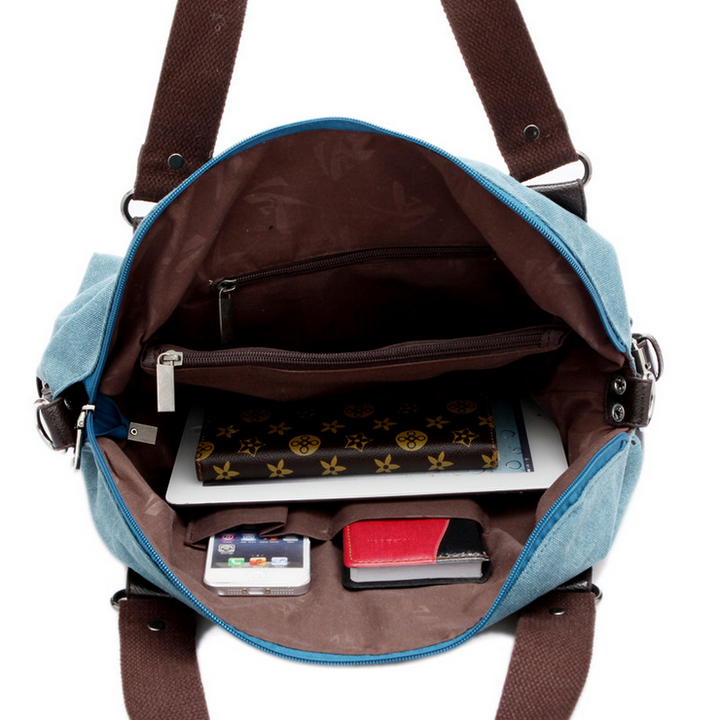 Hit the color shoulder portable handbag Image 3