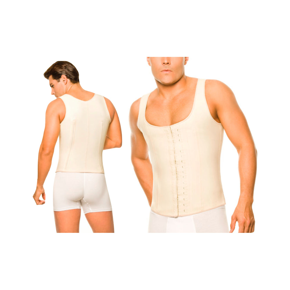 Men Waistcoat High-Compression Body Shaper in Regular and Plus Sizes Image 2