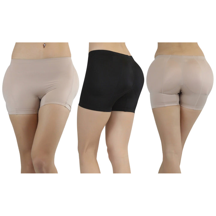 1 or 2 Pack of Women Butt and Hip Padded Shaper Image 1