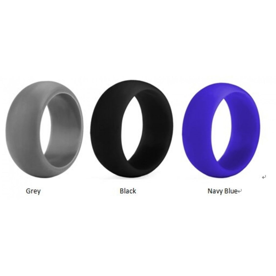 Unisex Silicone Active Rings- 3 colors (set) Image 1