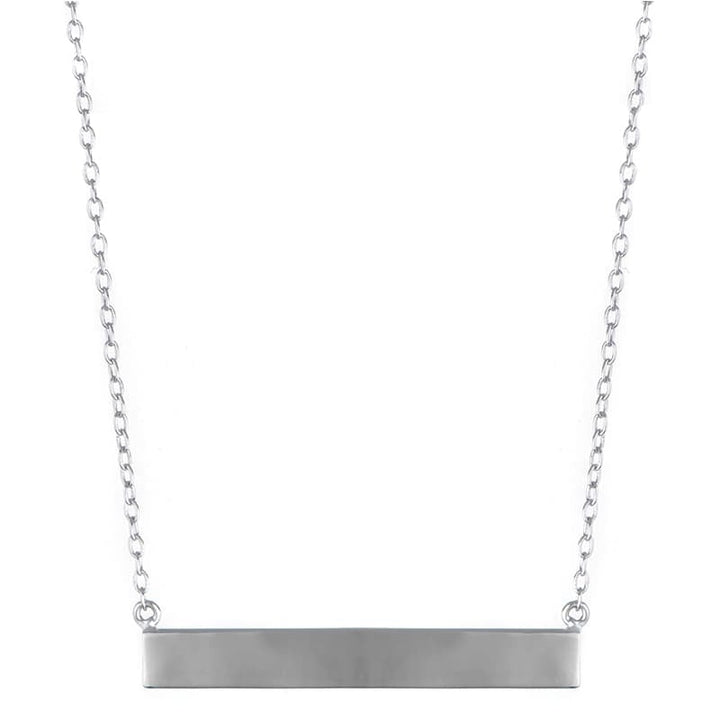 Sterling Silver Bar Necklace Image 1