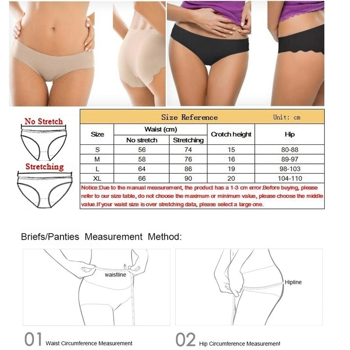 Seamless Ultra Thin Panties 2 Pairs 3 Styles Image 2