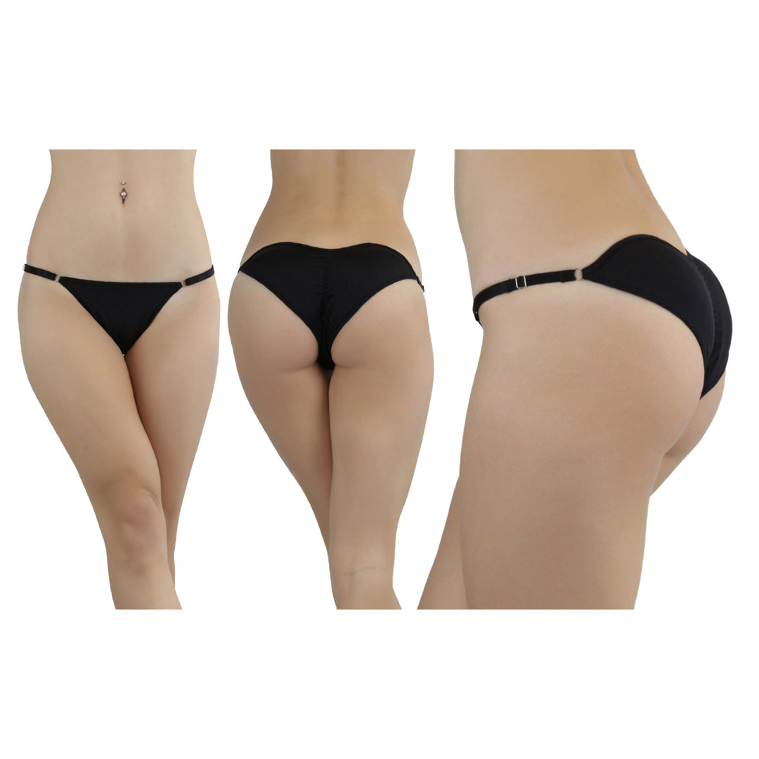 Womens Booty Booster Shapewear Tanga Panties Image 3