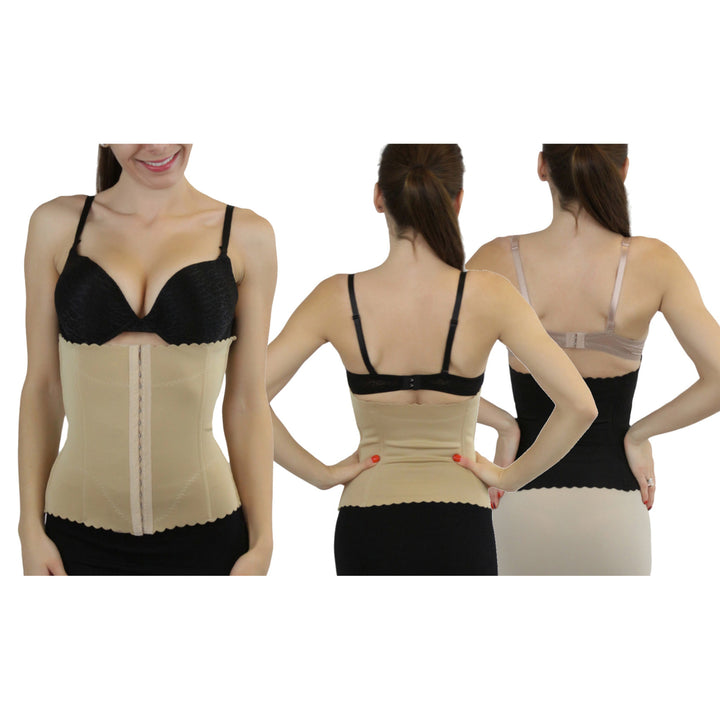 Womens Hook and Eye Closure Waist Cincher Image 1