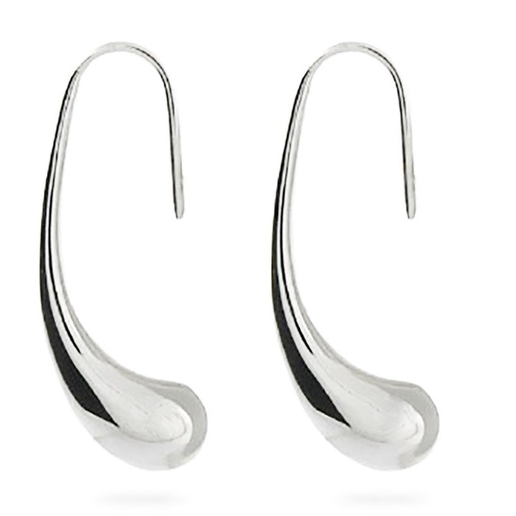 Sterling Silver Tear Drop Earrings Image 1