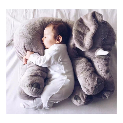 Fashion Baby Animal Elephant Style Placate Doll Stuffed Plush Pillow Kids Room Bed Decoration Toys Image 1