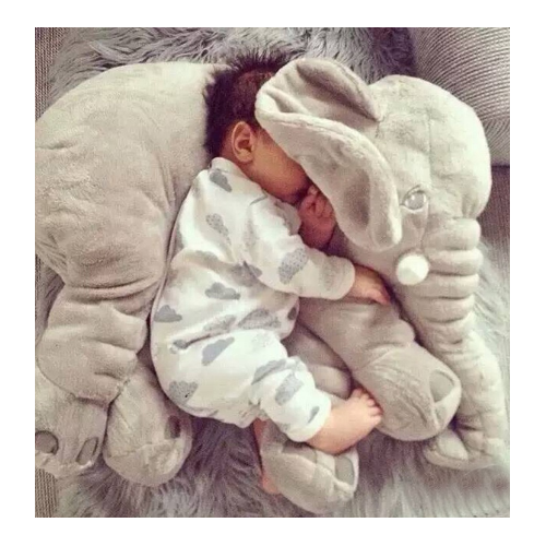 Fashion Baby Animal Elephant Style Placate Doll Stuffed Plush Pillow Kids Room Bed Decoration Toys Image 2