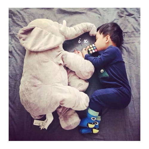 Fashion Baby Animal Elephant Style Placate Doll Stuffed Plush Pillow Kids Room Bed Decoration Toys Image 4