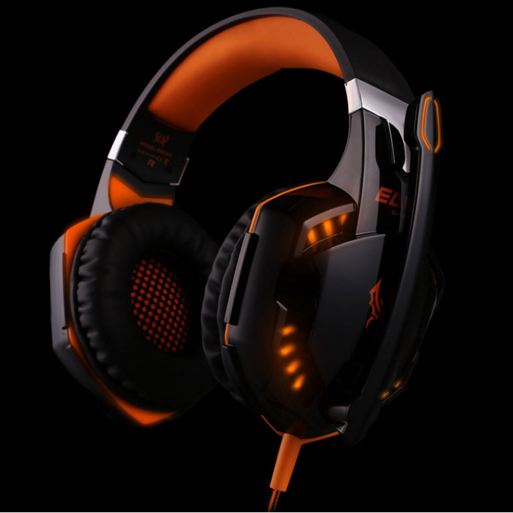 Professional headset computer game music headset with microphone bass bright luminous Image 4