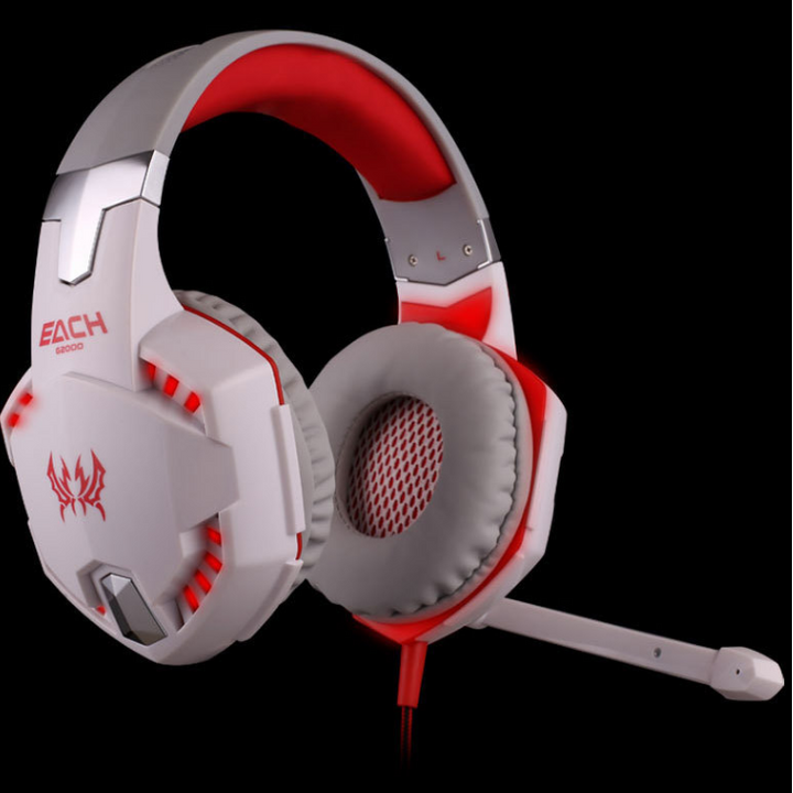 Professional headset computer game music headset with microphone bass bright luminous Image 6