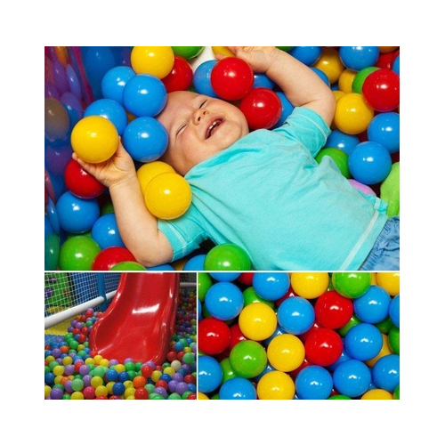 50pc Kids Baby Colorful Soft Play Balls Toy for Ball Pit Swim Pit Ball Pool Image 1