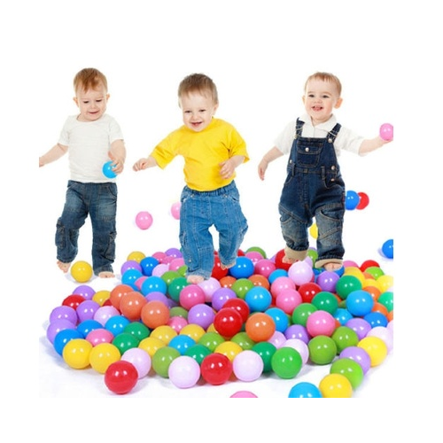 50pc Kids Baby Colorful Soft Play Balls Toy for Ball Pit Swim Pit Ball Pool Image 2
