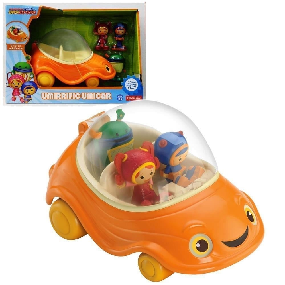 Team Umizoomi Umirrific Umicar Fisher-Price umi zoomi car Bot Geo Milli Toy Y6495 Image 1