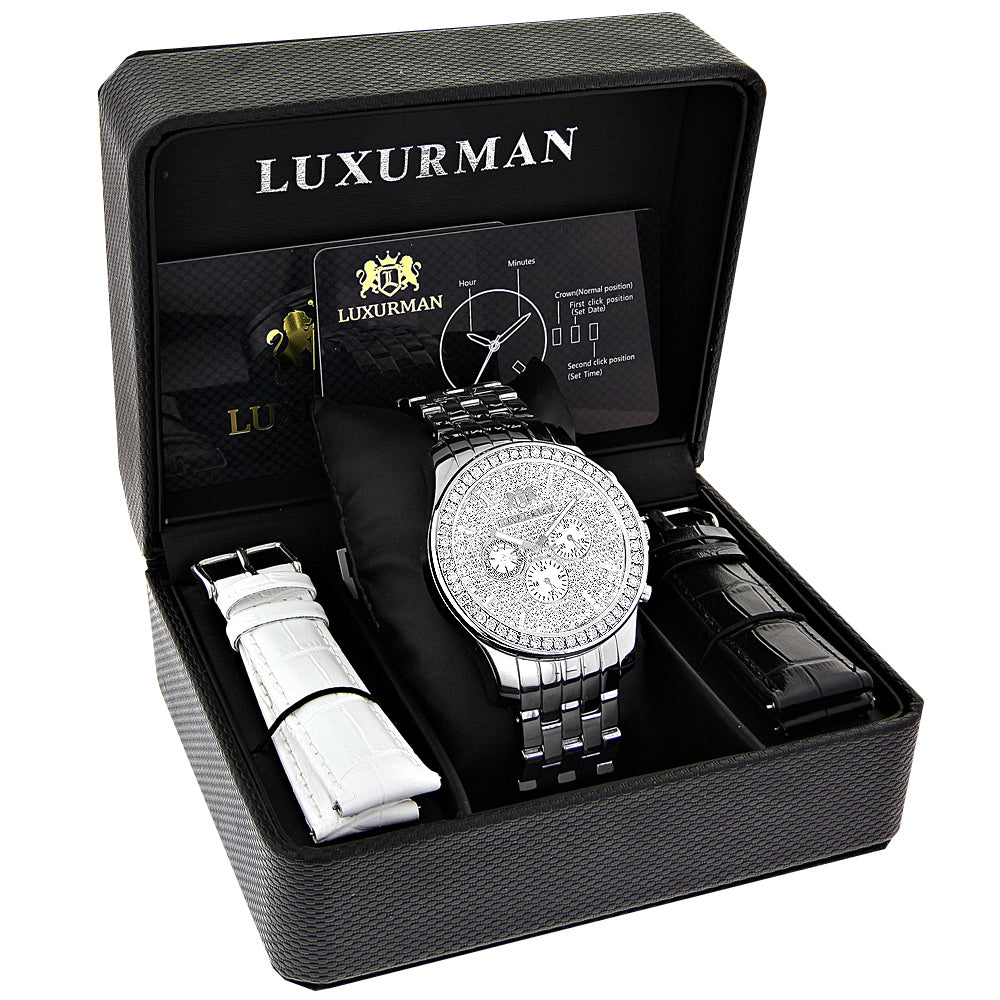 Mens Watches: Mens Diamond Watch 2.5ct Image 4