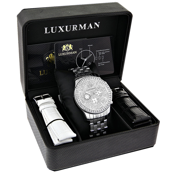 Mens Watches: Mens Diamond Watch 2.5ct Image 4