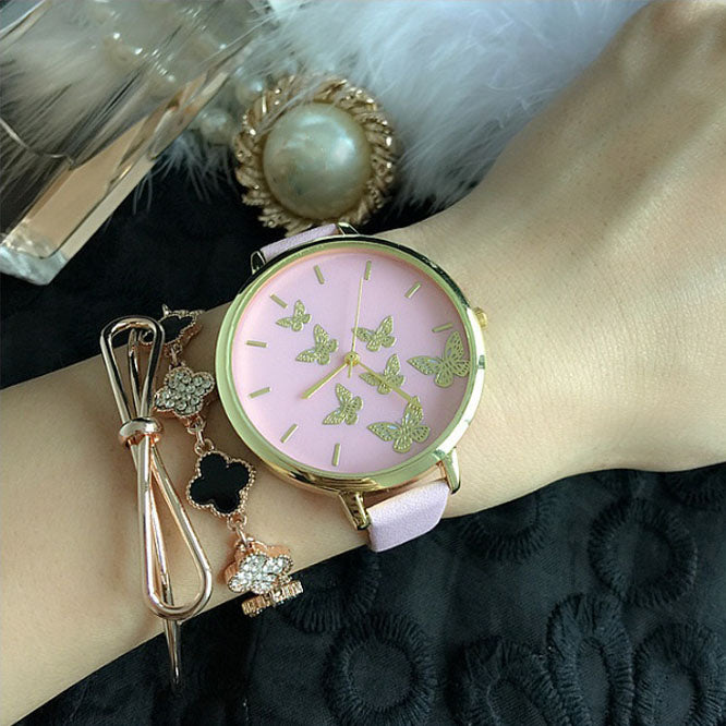 Happy Moments Butterfly Wrist Watches Image 1