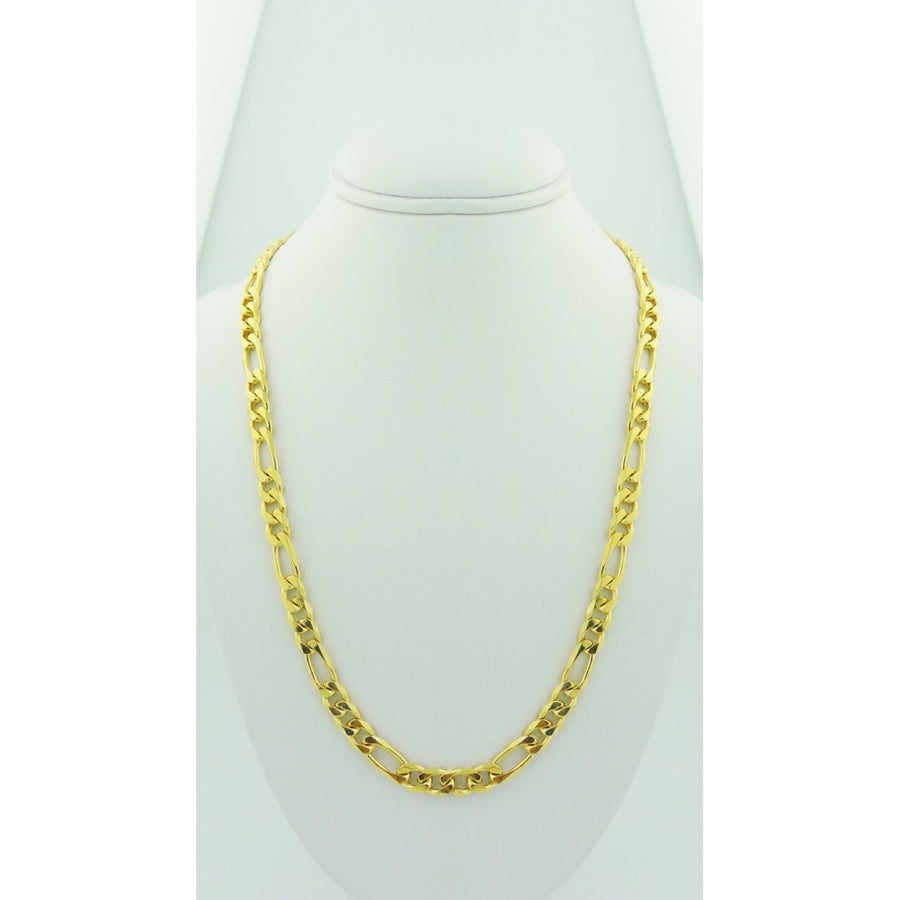 18k Gold Figaro Chain UNISEX Image 1