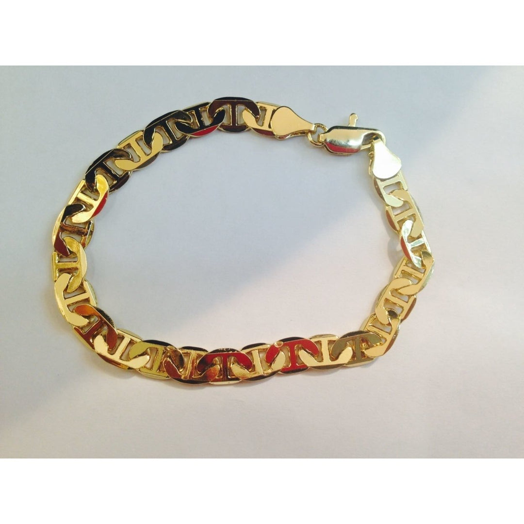 Yellow Mariner Bracelet 8 in 18K Gold Image 1