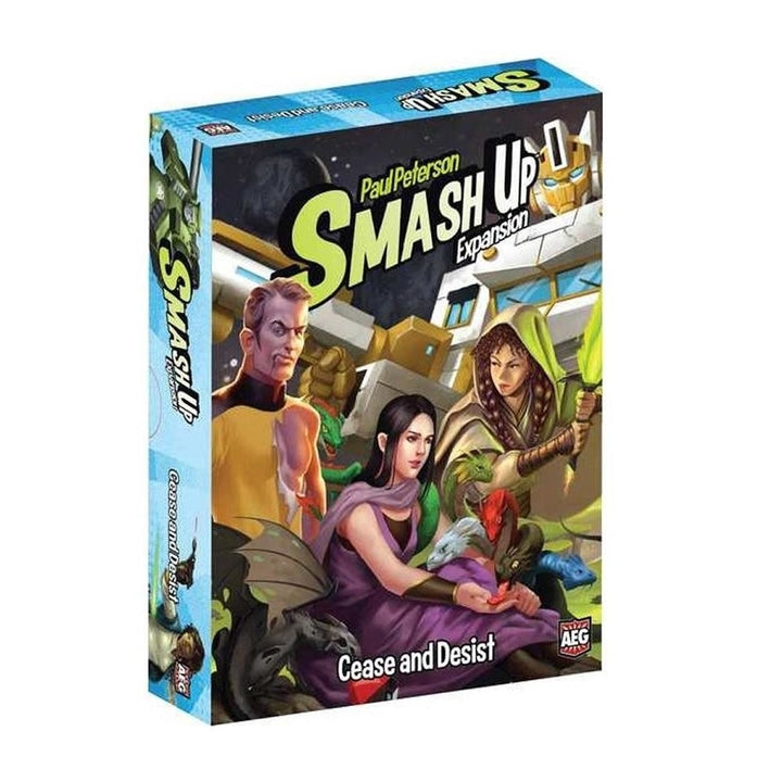 Smash Up Cease and Desist Stand-Alone Expansion Space Card Drafting Strategic Alderac Entertainment Group Image 1