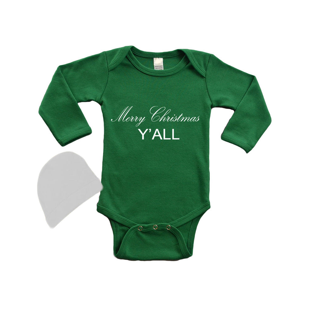 Infant Set- Merry Christmas YALL Image 1