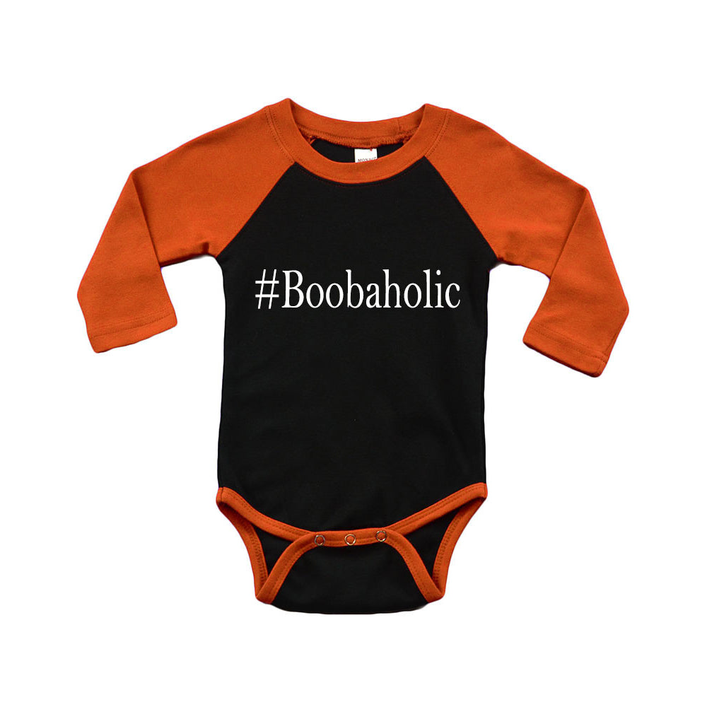 Infant Raglan Bodysuit - Boobaholic Image 1