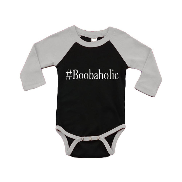 Infant Raglan Bodysuit - Boobaholic Image 1