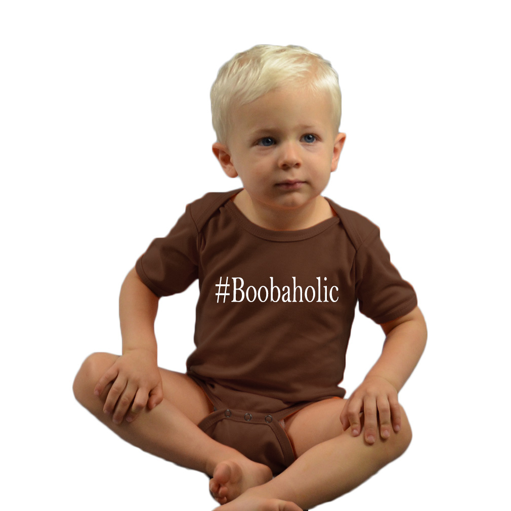 Infant Short Sleeve Bodysuit - Boobaholic Image 1