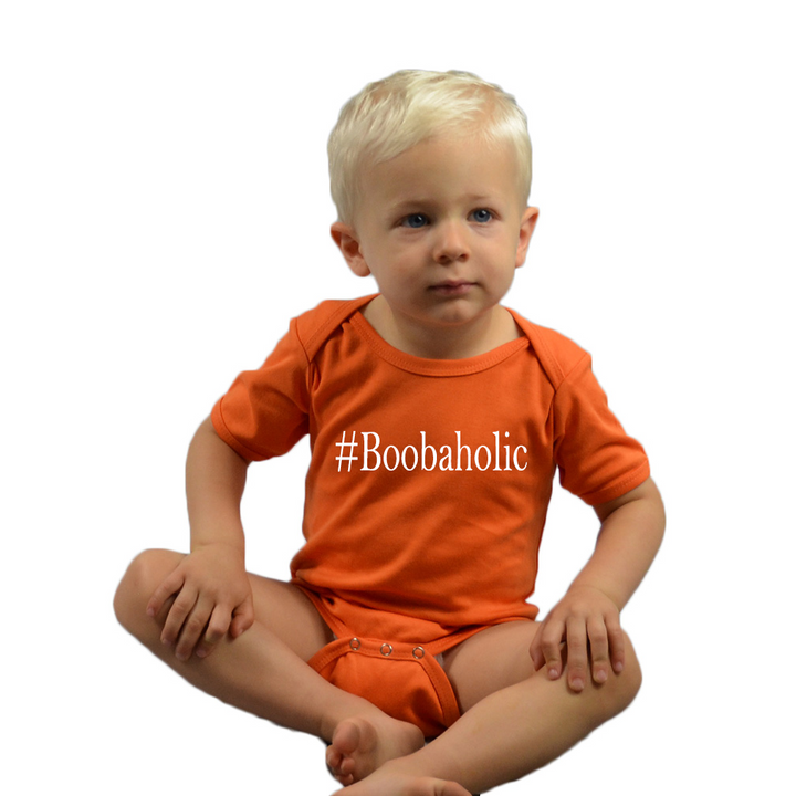 Infant Short Sleeve Bodysuit - Boobaholic Image 1