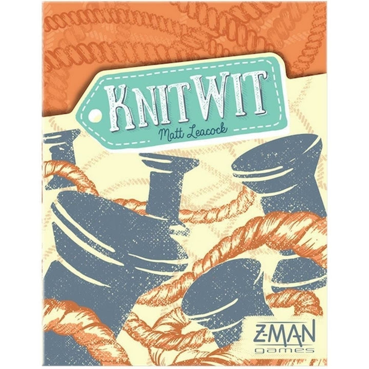 Knit Wit Board Game Loops Spools Face-Paced Humorous Crafty Intellect Z-Man Games Image 1