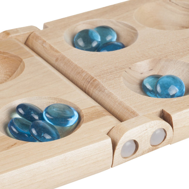 Hey! Play! Wooden Folding Mancala Game Image 4