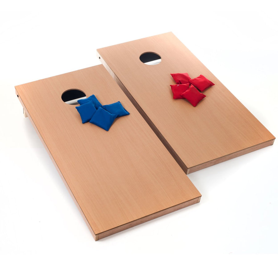 Trademark Games Cornhole Set with 2 Wooden Boards and 8 Bean Bags Regulation Size Image 1