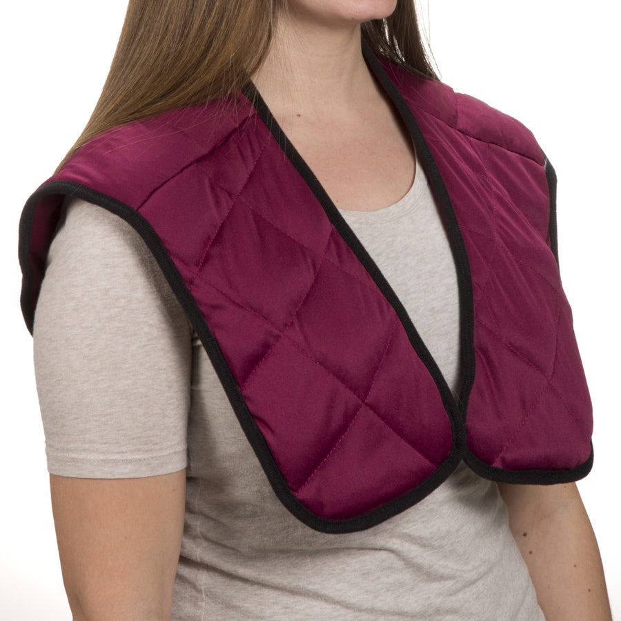 Bluestone Hot and Cold Shoulder Wrap Buckwheat Comfort Therapy 22x19 inches Image 1