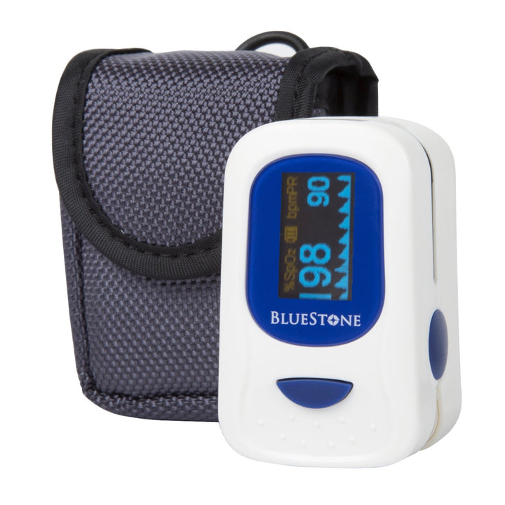 Bluestone Pulse Oximeter OLED Display Measures SpO2 and Heart Rate Portable Image 2