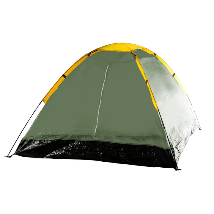 Wakeman Outdoors Happy Camper Two Person Tent Leafy Green Portable and Lightweight Image 3