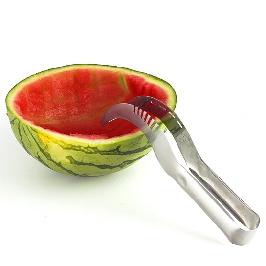 2 in 1 Stainless Steel Watermelon Slicer and Tongs Image 4