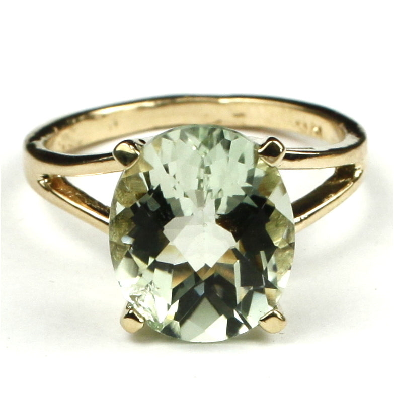 10K Ring Green Amethyst R132 Image 1