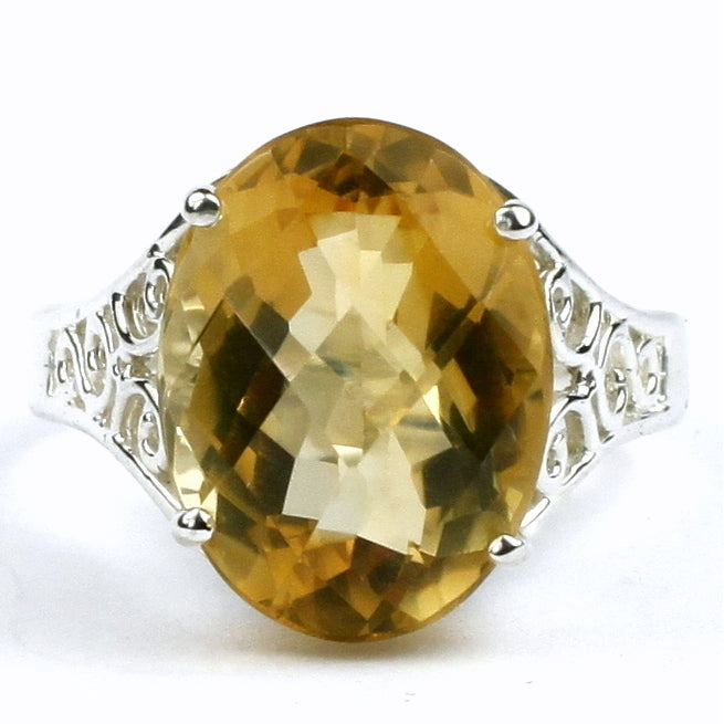 Sterling Silver Ladies Ring Citrine SR049 Image 1