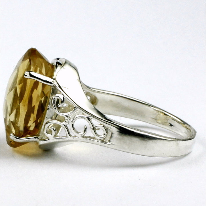 Sterling Silver Ladies Ring Citrine SR049 Image 3