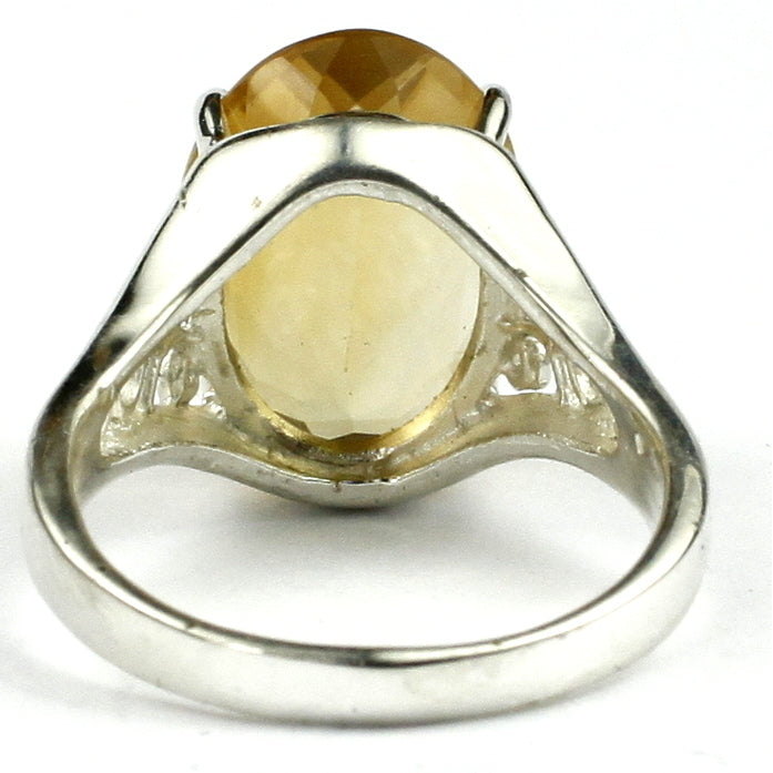 Sterling Silver Ladies Ring Citrine SR049 Image 4